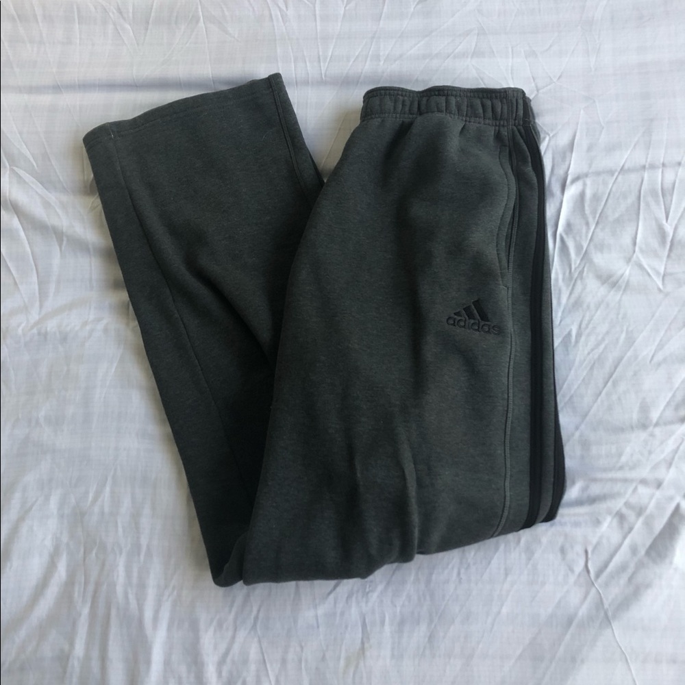 Grey adidas sweatpants